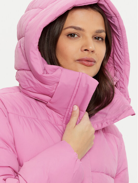 4F 4F Žieminė striukė 4FWAW24TDJAF470 Rožinė Regular Fit