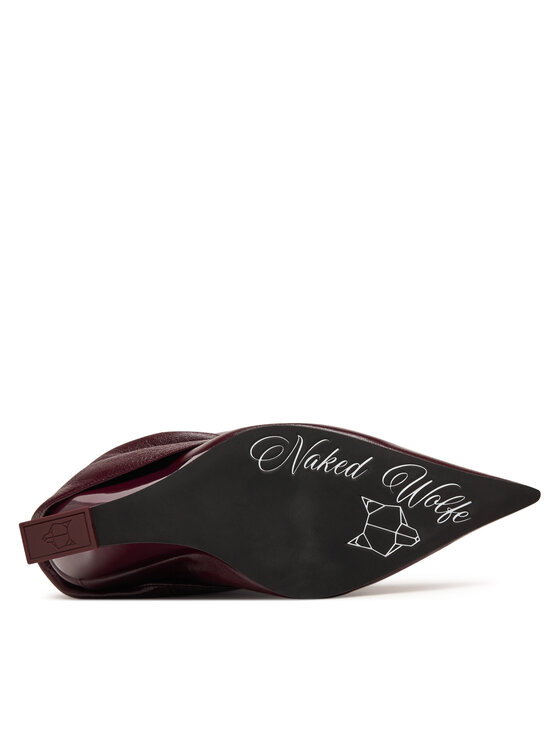 Naked Wolfe Naked Wolfe Stiefel Stated Dunkelrot