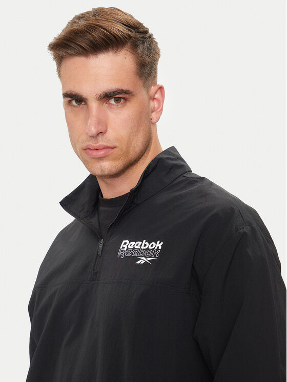 Reebok Reebok Kurtka anorak Identity Brand Proud 100076463 Czarny Regular Fit