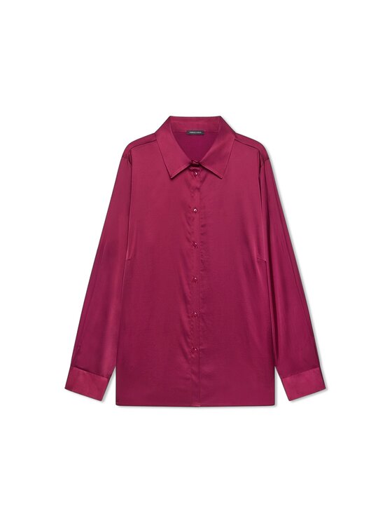 Fiorella Rubino Fiorella Rubino Koszula 500YT001679N036 Bordowy Regular Fit