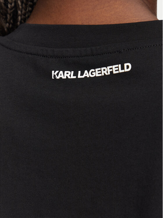 KARL LAGERFELD KARL LAGERFELD T-shirt B3W17065 Nero Regular Fit