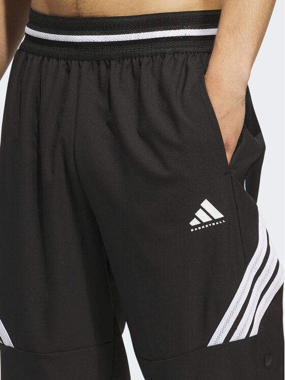 adidas adidas Spodnie materiałowe 151835 Czarny Loose Fit