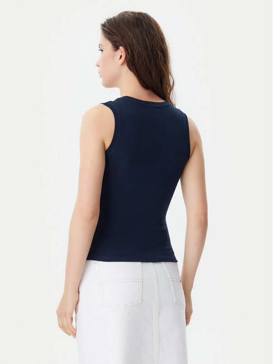 Tommy Jeans Tommy Jeans Top Essential DW0DW20673 Tumesinine Slim Fit