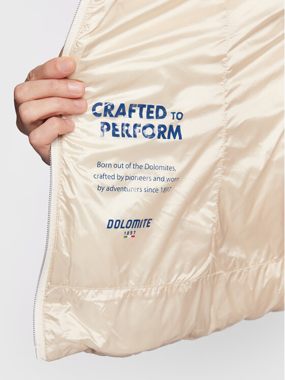 Dolomite Dolomite Pūkinė striukė Corvara Satin 285528 1457 Smėlio Regular Fit