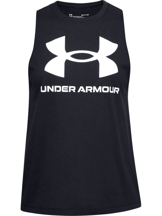 Under Armour Under Armour Funkčné tričko Live Sportstyle Graphic Tank 1356297 Čierna Regular Fit
