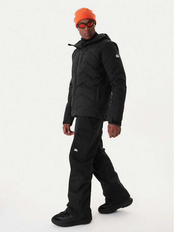 Quiksilver Quiksilver Lyžařská bunda The Edge EQYTJ03504 Černá Slim Fit