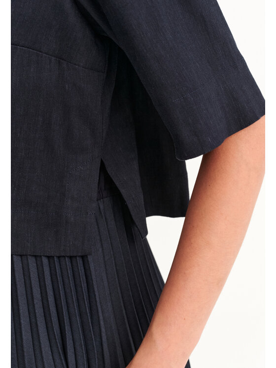 TATUUM TATUUM Sukienka codzienna FENORA Granatowy Flare Fit