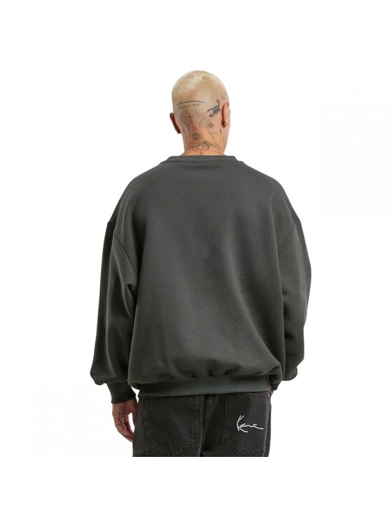 Karl Kani Karl Kani Bluza Inside Out Crew Szary Regular Fit