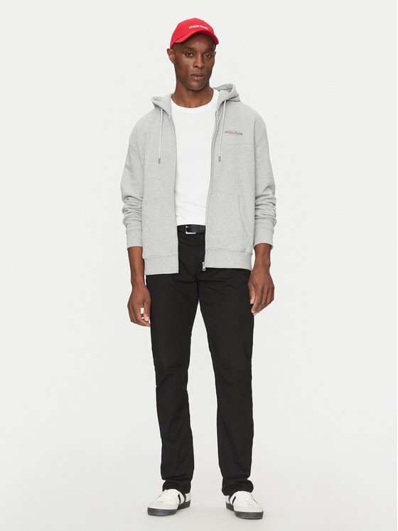 Guess Jeans Guess Jeans Mikina M5RQ45 KCPR1 Šedá Regular Fit