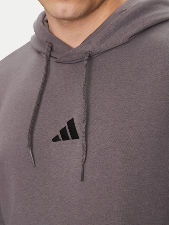 adidas adidas Majica dugih rukava Essentials 3-Stripes JE6365 Siva Regular Fit