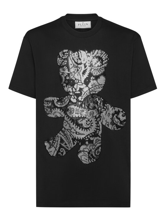 PHILIPP PLEIN PHILIPP PLEIN Tričko 1099 Čierna Regular Fit