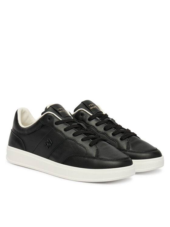 Tommy Hilfiger Tommy Hilfiger Sportcipők Th Heritage Court Sneaker Ltr FW0FW09028 Fekete