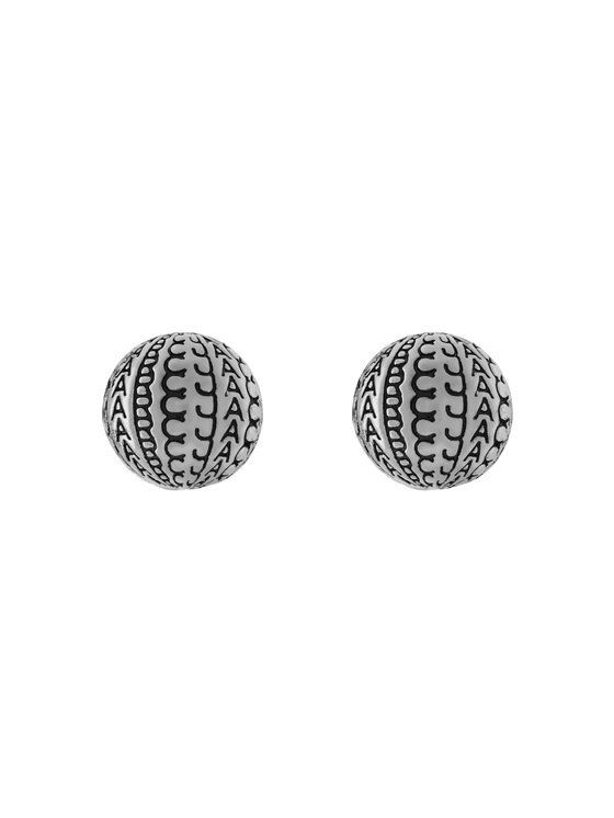 Marc Jacobs Marc Jacobs Auskarai The Monogram Stud 2S4JER001J53 Sidabrinė
