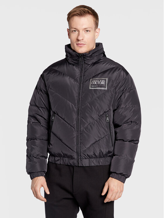 Versace Jeans Couture Versace Jeans Couture Μπουφάν πουπουλένιο 73GAU4D4 Μαύρο Regular Fit
