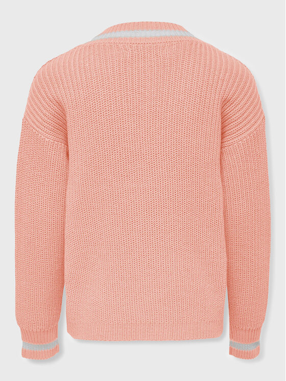 Kids ONLY Kids ONLY Strickjacke Coleen 15267487 Rosa Relaxed Fit