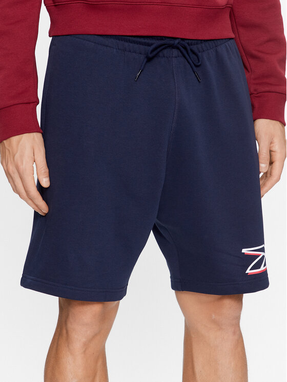 Reebok Športové kraťasy Identity IN1680 Tmavomodrá Regular Fit
