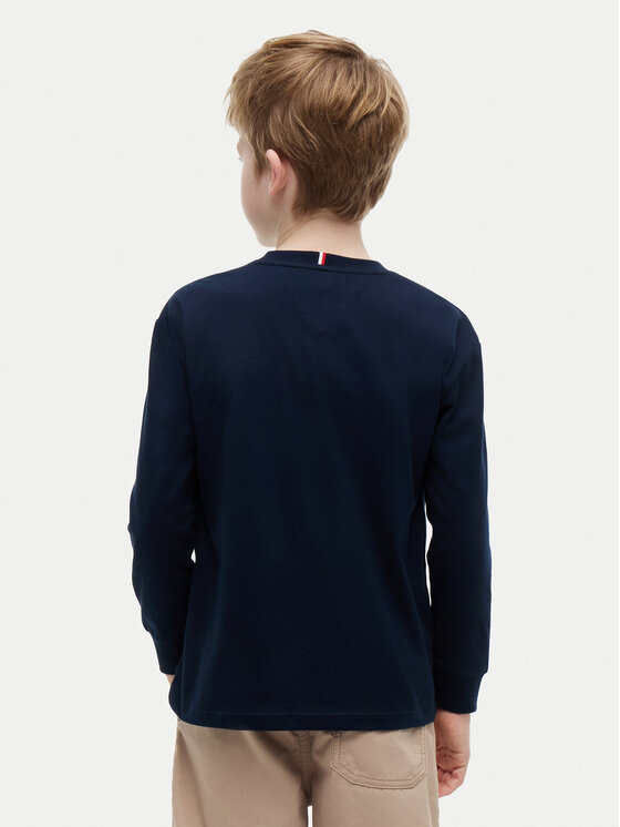 Tommy Hilfiger Tommy Hilfiger Blusa Essential KB0KB09846 Blu scuro Regular Fit