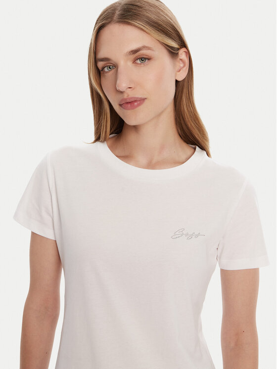 BOSS BOSS T-shirt 50549184 Bijela Regular Fit