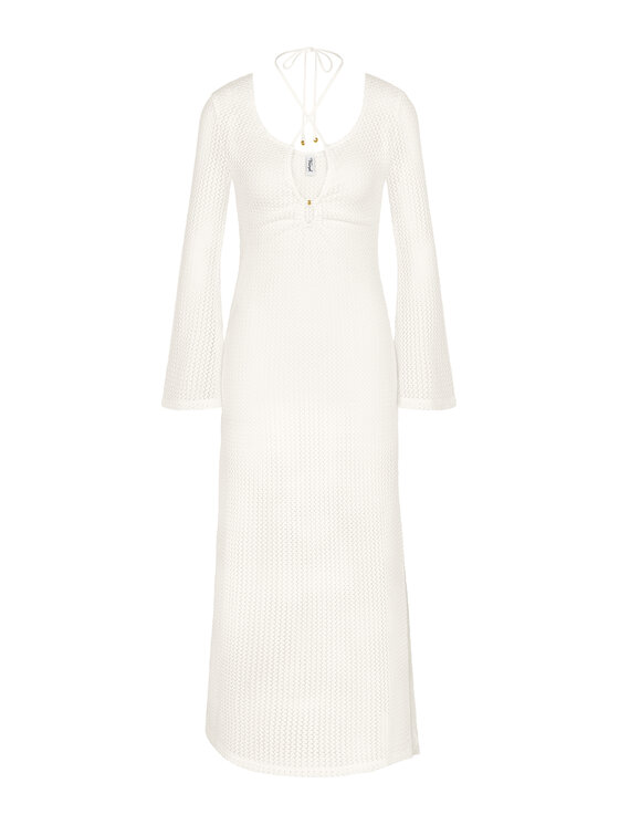 Triumph Triumph Haljina za plažu Beach MyWear Crochet 10226469 Bijela Relaxed Fit