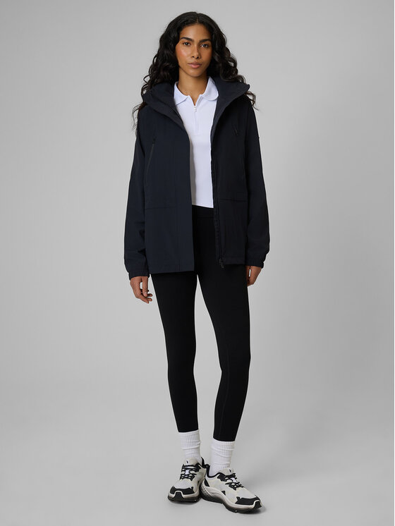 4F 4F Kurtka przejściowa EVERYDAY ACTIVE Czarny Loose Fit