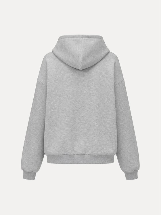 La Mania La Mania Mikina LOS Světle šedá Basic Fit