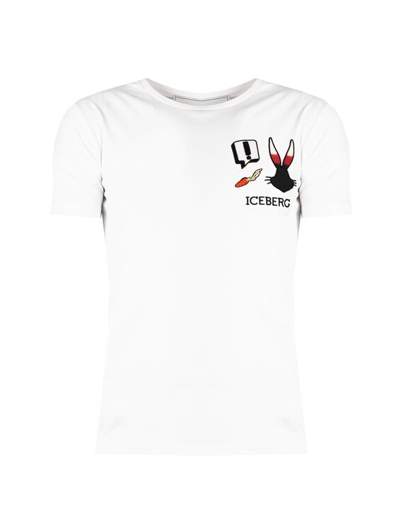 Iceberg Iceberg T-shirt F0106301 Bianco Regular Fit