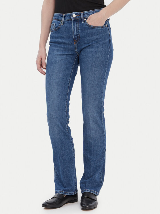 Tommy Hilfiger Tommy Hilfiger Blugi WW0WW45674 Albastru Bootcut Fit