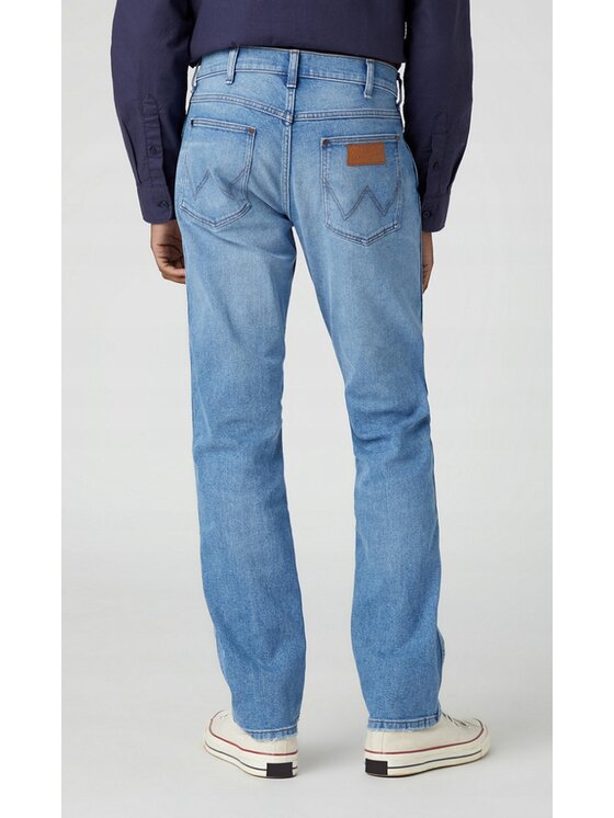 Wrangler Wrangler Jeansy Greensboro Niebieski Regular Fit