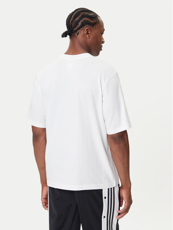 adidas adidas T-Shirt Leo JV7570 Biały Oversize