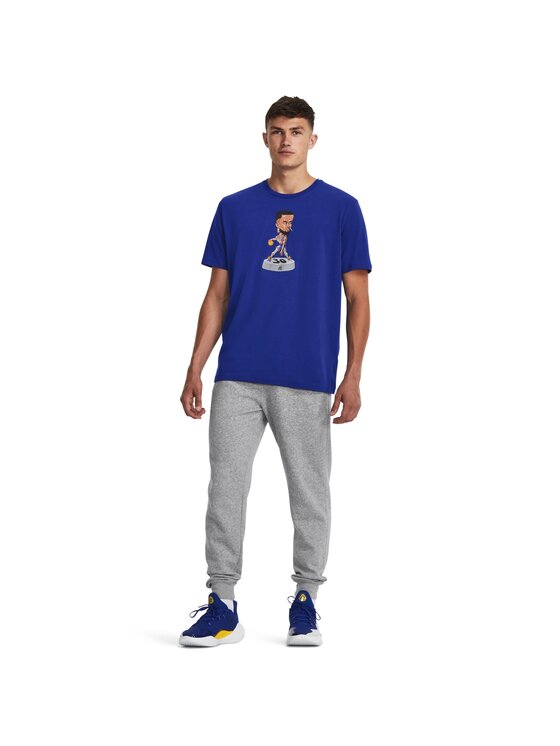 Under Armour Under Armour T-Shirt CURRY BOBBLE HEAD SS Granatowy Basic Fit