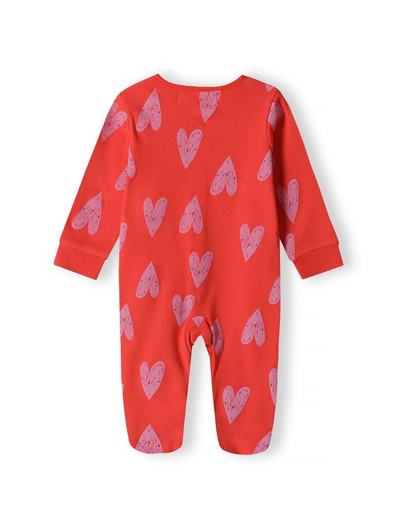 MINOTI MINOTI Pajac 16mbaby 3 Czerwony Regular Fit