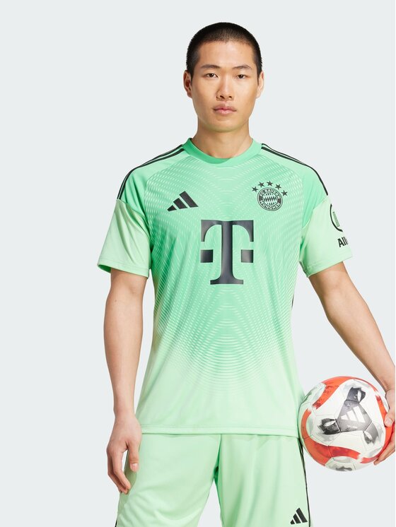 adidas adidas Koszulka techniczna FC Bayern 25/26 Goalkeeper Jersey Zielony Slim Fit