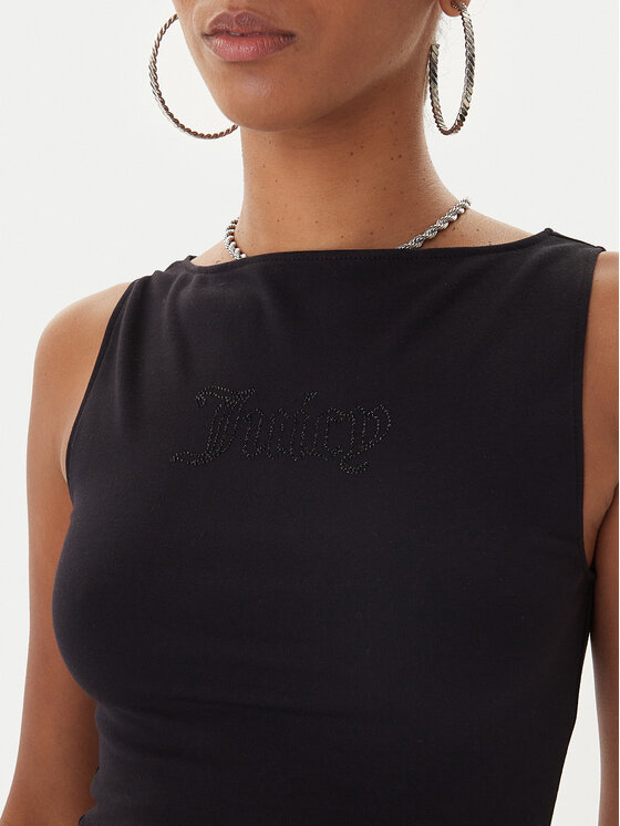 Juicy Couture Juicy Couture Top Mia JCWCT225315 Schwarz Slim Fit