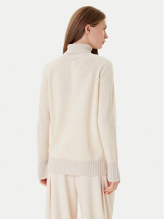 TWINSET TWINSET Rollkragenpullover 252TP3582 Beige Loose Fit