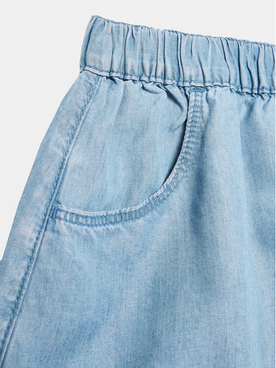 United Colors Of Benetton United Colors Of Benetton Auduma šorti 4DA7C901P Zils Regular Fit