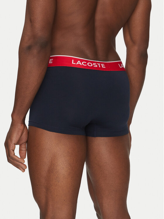 Lacoste Lacoste Súprava 3 kusov boxeriek 5H1297 Tmavomodrá