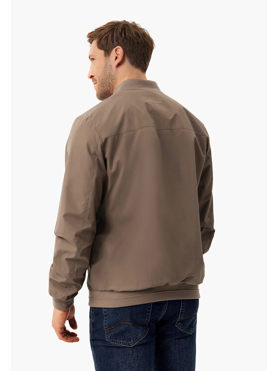 Volcano Volcano Kurtka bomber J-BAZIL Brązowy Regular Fit