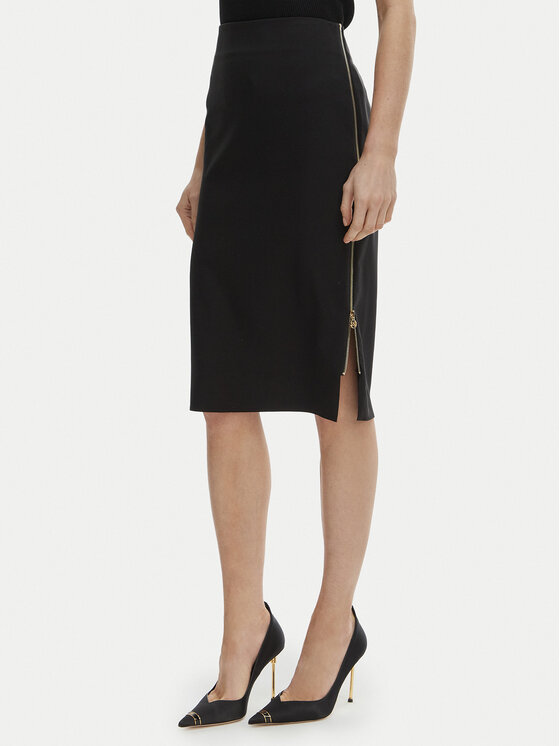 Rinascimento Rinascimento Suknja olovka CFC0127985003 Crna Slim Fit