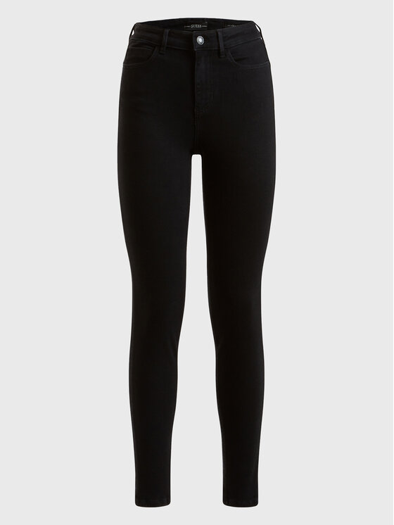 Guess Guess Džinsi 1981 W2YA46 D4PZ1 Melns Skinny Fit
