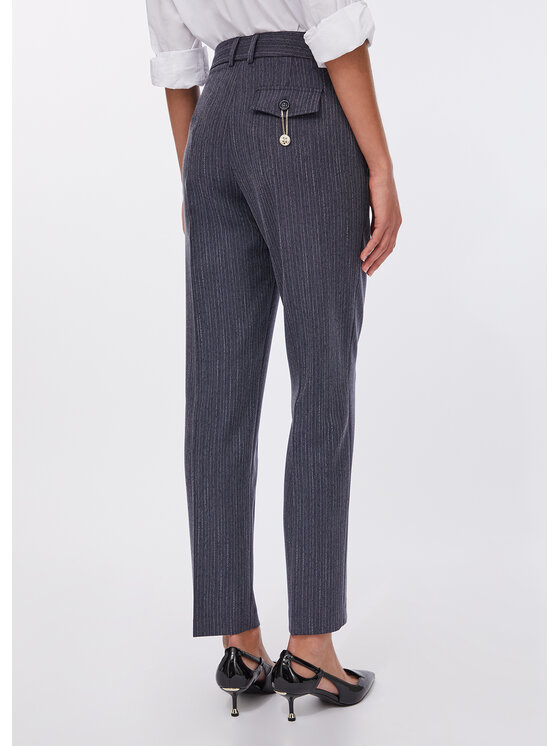 Liu Jo Liu Jo Pantalone da abito CF5426T054AC3781 Celeste Regular Fit