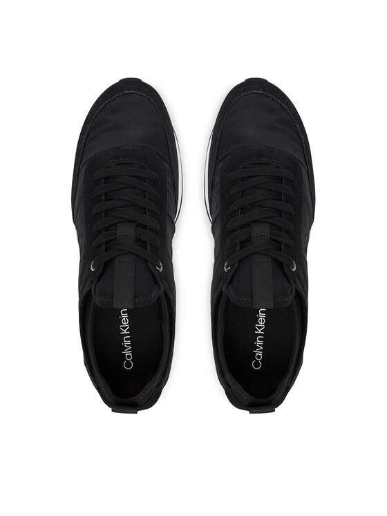 Calvin Klein Jeans Calvin Klein Jeans Sneakersy Retro Runner Sock Laceup Mix YM0YM01414 Czarny