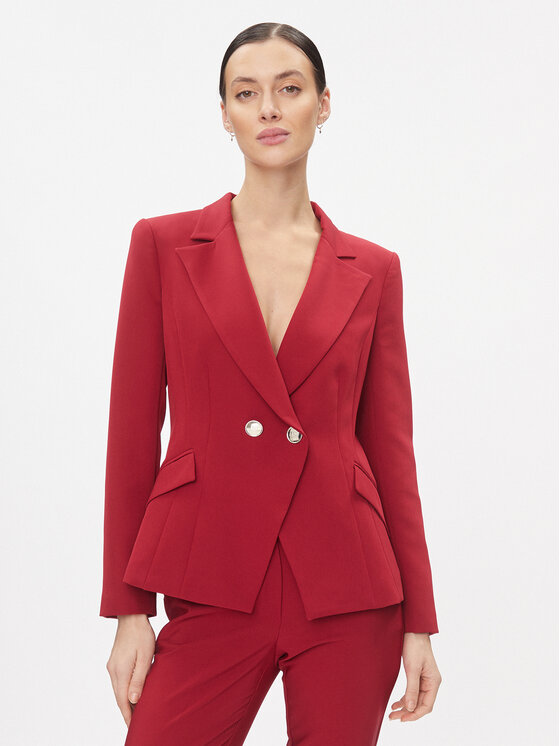 Rinascimento Rinascimento Pintsak CFC0116171003 Bordoopunane Regular Fit