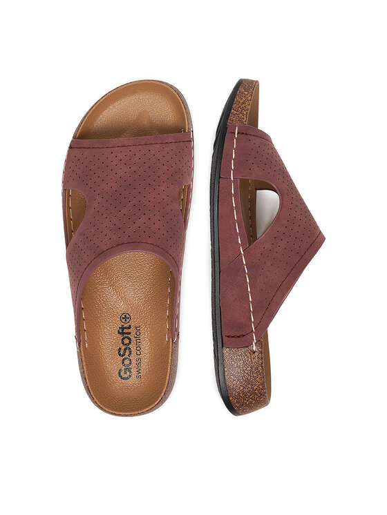 Go Soft Go Soft Natikače CEO-W25701 Tamnocrvena