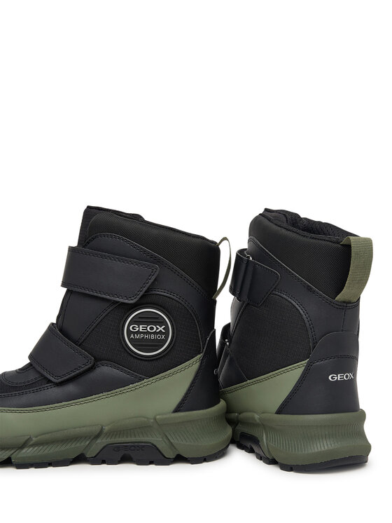 Geox Geox Auliniai batai J Flexyper Plus Boy B Abx J66LCG 0FU54 C0033 S Tamsiai žalia