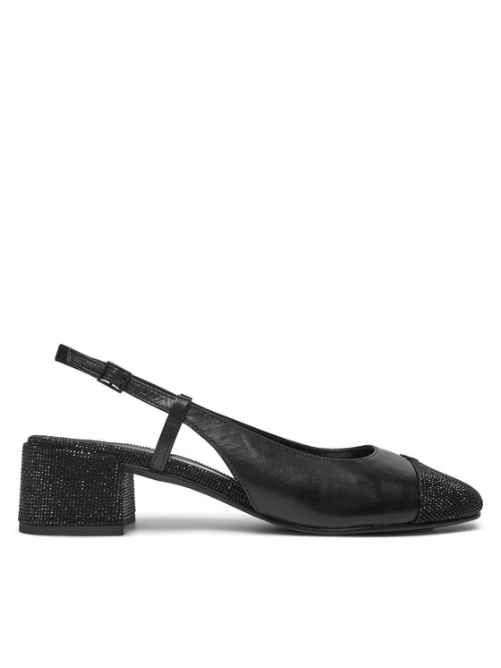 Tory Burch Tory Burch Körömcipők Cap-Toe Pave Singback Pump 160256 Fekete