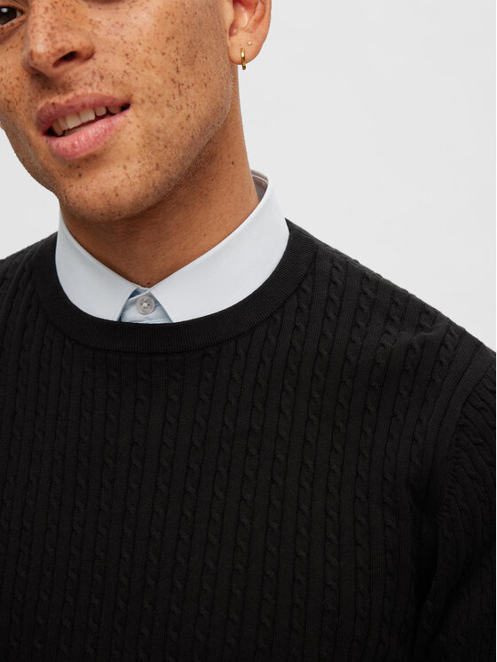 Selected Homme Selected Homme Džemper 16090606 Crna Regular Fit