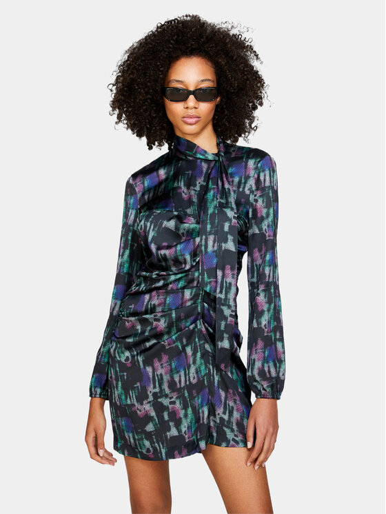 Sisley Sisley Haljina za svaki dan 4RTMLV046 Šarena Slim Fit