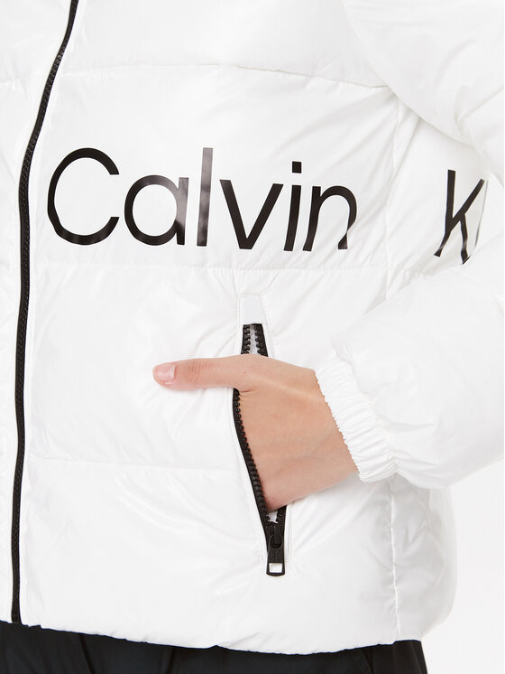 Calvin Klein Jeans Calvin Klein Jeans Daunenjacke J20J221885 Weiß Slim Fit