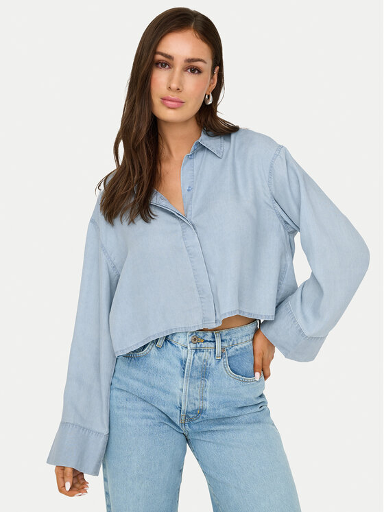 ONLY ONLY Camicia Charis 15337929 Blu Regular Fit