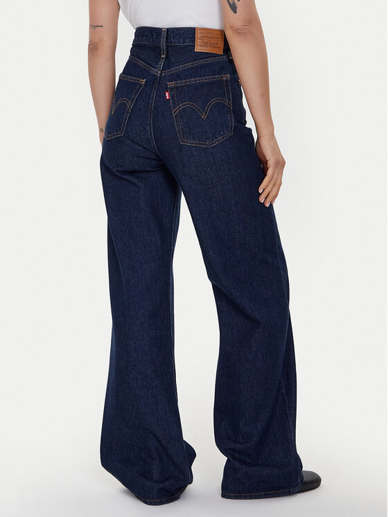 Levi's® Levi's® Дънки Ribcage A6081-0019 Тъмносин Wide Leg